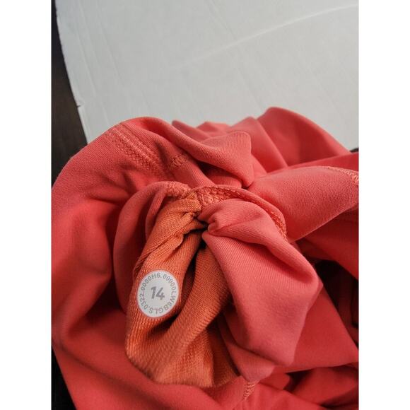 Lululemon Align 23" Crop Leggings Womens SZ 14 High Rise Solar Orange W6BGLS - Picture 5 of 8